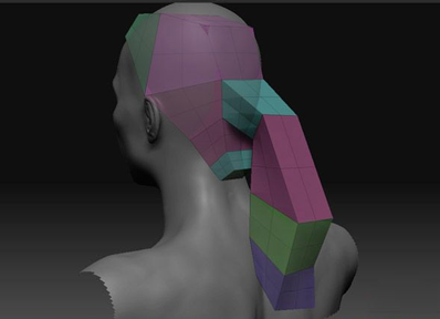 ZBrush头发雕刻,zbrush头发教程,zbrush头发制作