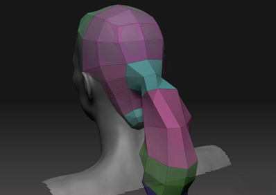 ZBrush头发雕刻,zbrush头发教程,zbrush头发制作