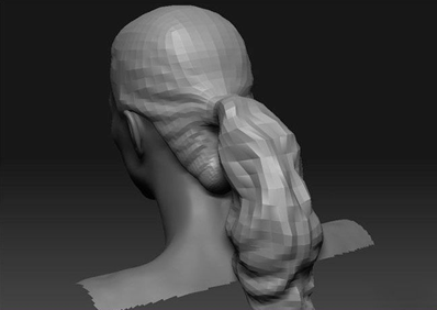 ZBrush头发雕刻,zbrush头发教程,zbrush头发制作