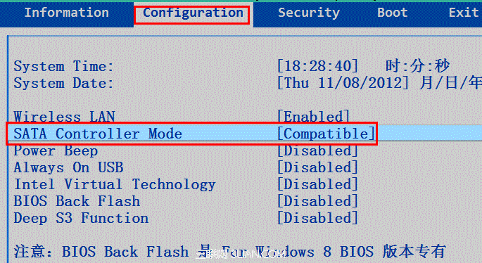 IdeaPad Y400&Y500 安装Windows XP过程中蓝屏报错0X000000A5或自动断电黑屏 全福编程网