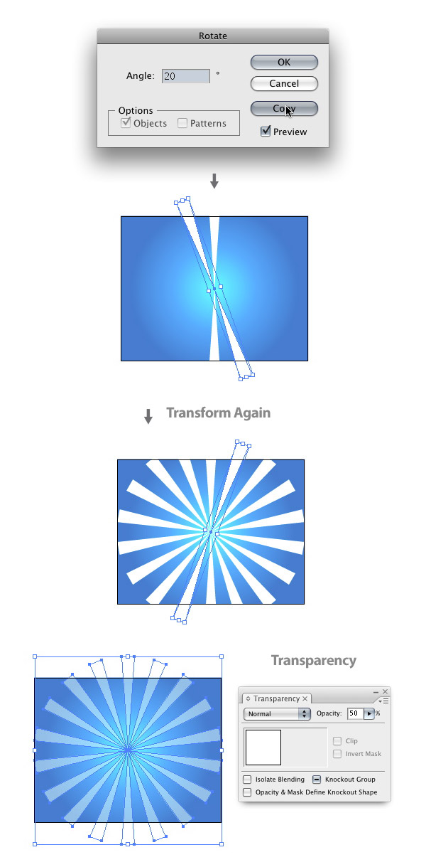 AI绘制快乐的小章鱼 全福编程网网 AI实例教程Transform