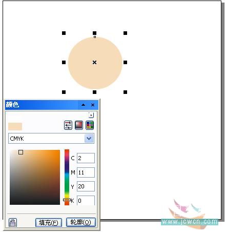 CorelDRAW鼠绘教程：打造卡通风格少女插画 全福编程网教程网 CDR实例教程