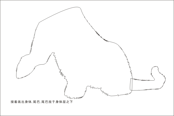 CDR绘制可爱的幼虎 全福编程网网 CDR实例教程