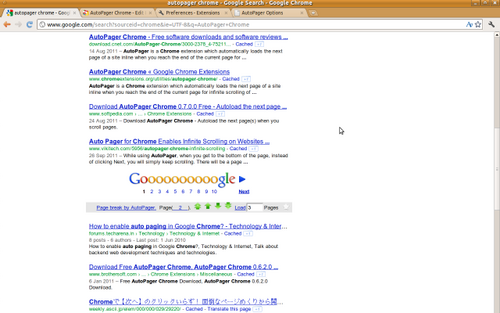 AutoPager Chrome