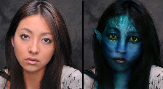 Photoshop教学将照片变脸成阿凡达纳美人 全福编程网