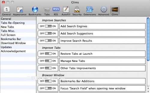 MAC Safari + Glims 实现快速切换标签页 全福编程网