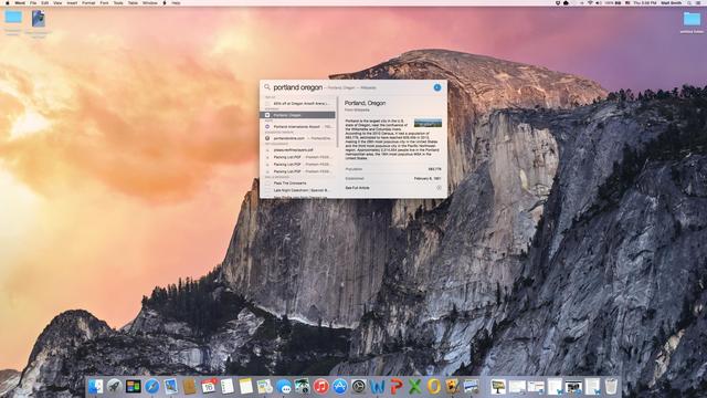 OS X 10.10 Yosemite体验 与iOS联系更紧密