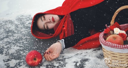 PS暗黑小红帽雪花效果后期调色修图思路及方法 全福编程网