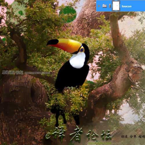 Photoshop合成魔幻虚构的绘画场景,PS教程,思缘教程网