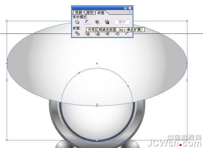 Illustrator鼠绘：渐变工具运用绘制金属闹钟