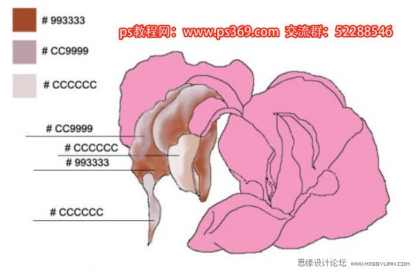 Photoshop绘制母亲节康乃馨教程,PS教程,思缘教程网