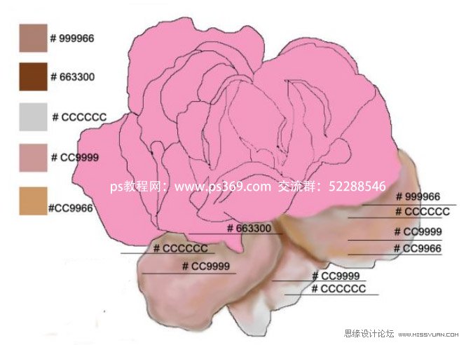 Photoshop绘制母亲节康乃馨教程,PS教程,思缘教程网