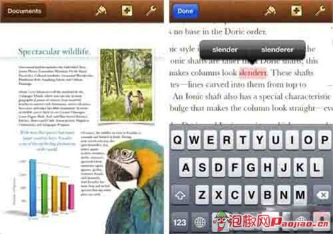 支持iOS 5.1软件推荐 苹果iWork办公软件怎么用 全福编程网
