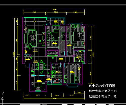 Coreldraw绘制室内装修彩色平面图 全福编程网