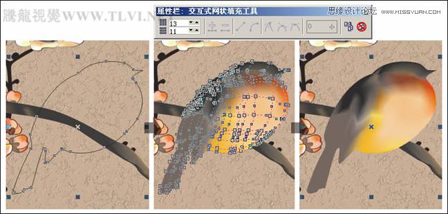 CorelDRAW教程之画中国风梅雀图教程,全福编程网