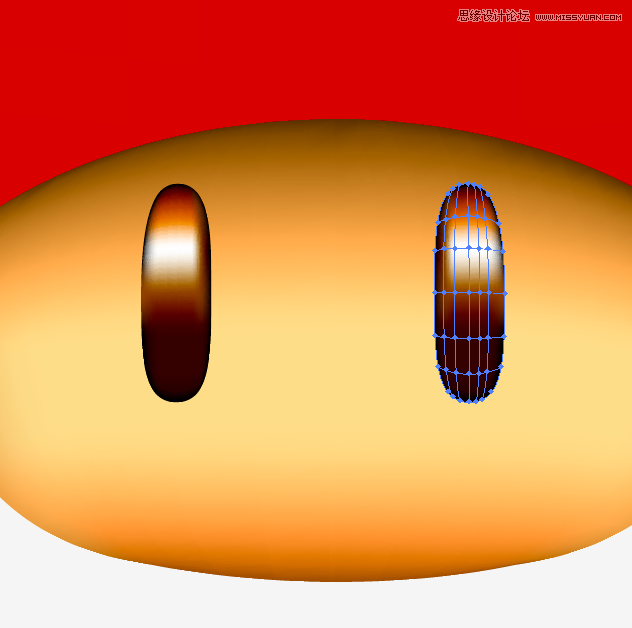 Illustrator绘制立体效果的逼真蘑菇