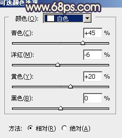 用PS调出唯美金黄色晚霞人物照片效果