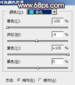 用PS调出唯美金黄色晚霞人物照片效果