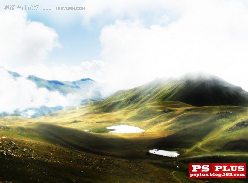 Photoshop打造风景照清晰和梦幻烟雾效果,PS教程,思缘教程网
