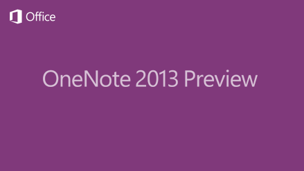 OneNote 2013 Splash Screen