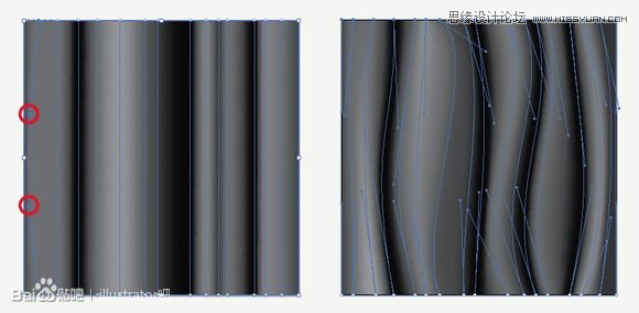 Illustrator使用钢笔制作窗帘布效果,PS教程,思缘教程网