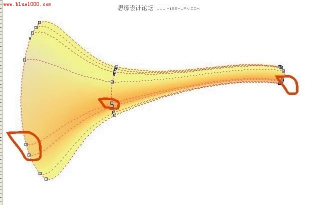 CorelDraw教程：用网格工具画个可爱卡通唢呐