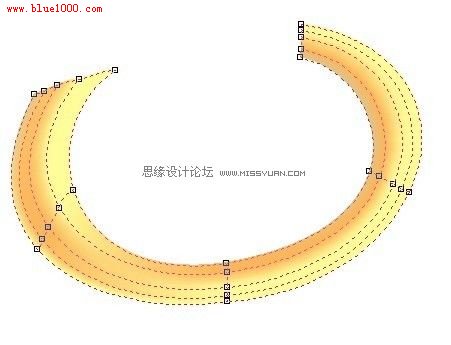 CorelDraw教程：用网格工具画个可爱卡通唢呐