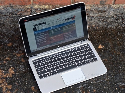 惠普 Envy 11银色 外观图 