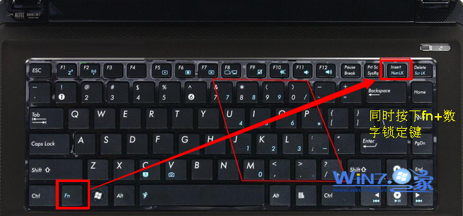 一招快速解决笔记本键盘字母变成数字故障 全福编程网