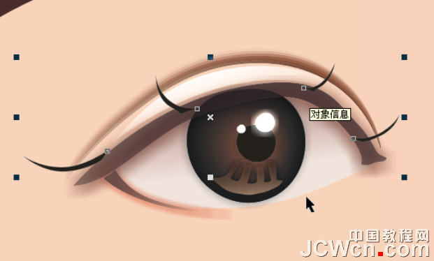 CorelDRAW鼠绘教程：绘制著名词人李清照肖像_全福编程网教程网