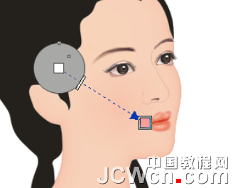 CorelDRAW鼠绘教程：绘制著名词人李清照肖像_全福编程网教程网