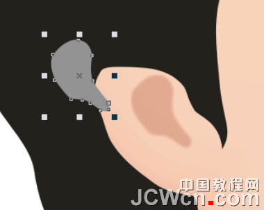 CorelDRAW鼠绘教程：绘制著名词人李清照肖像_全福编程网教程网