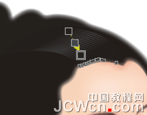 CorelDRAW鼠绘教程：绘制著名词人李清照肖像_全福编程网教程网