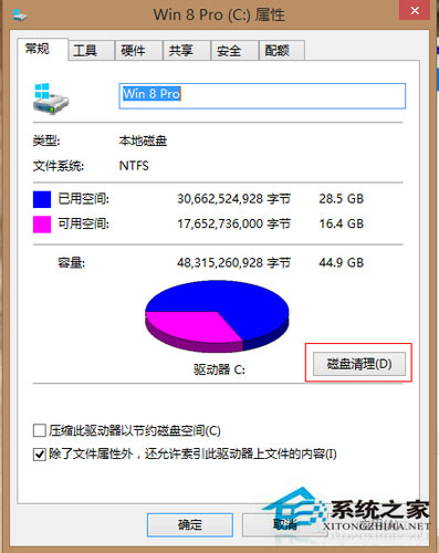 Win8系统怎么清理C盘空间？