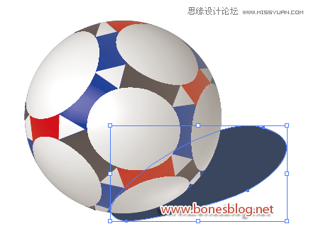 Illustrator绘制超酷的世界杯足球教程,PS教程,思缘教程网