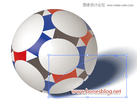 Illustrator绘制超酷的世界杯足球教程,PS教程,思缘教程网