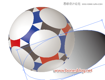 Illustrator绘制超酷的世界杯足球教程,PS教程,思缘教程网