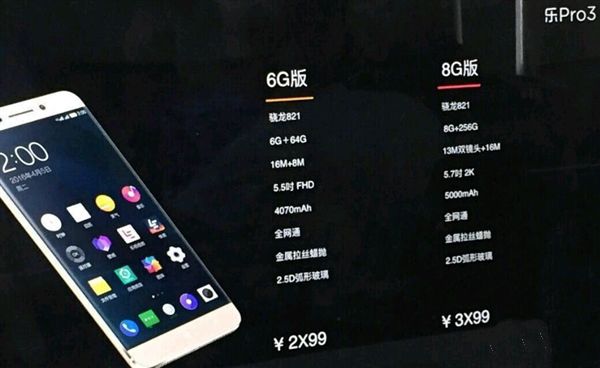 乐Pro 3标准版和高配版有什么不同 全福编程网