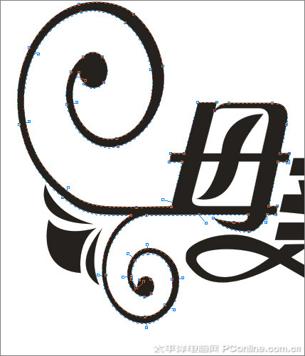 CorelDRAW X3打造母亲节艺术字