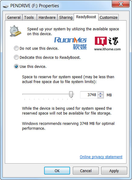 U盘给Win7/Win8系统加速是否真的可行？ 全福编程网