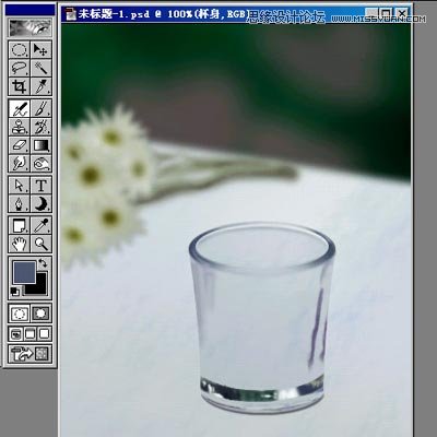 Photoshop绘制温馨的玻璃杯和烛光特效,PS教程,思缘教程网