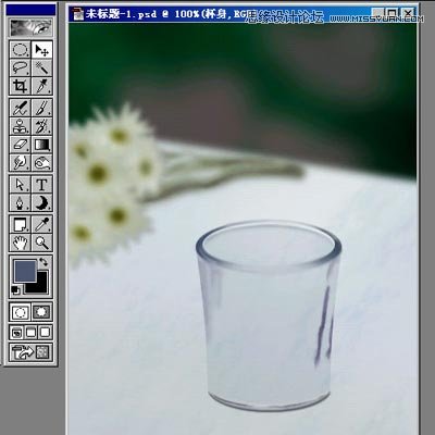 Photoshop绘制温馨的玻璃杯和烛光特效,PS教程,思缘教程网