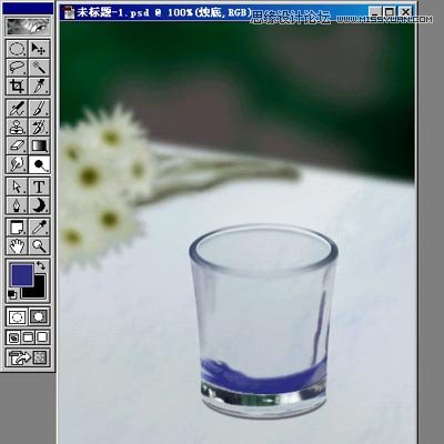 Photoshop绘制温馨的玻璃杯和烛光特效,PS教程,思缘教程网