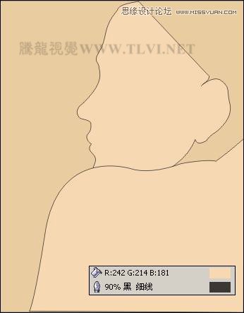 CorelDRAW绘制人物工笔画美女人物教程,全福编程网