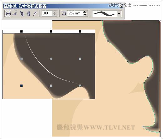 CorelDRAW绘制人物工笔画美女人物教程,全福编程网