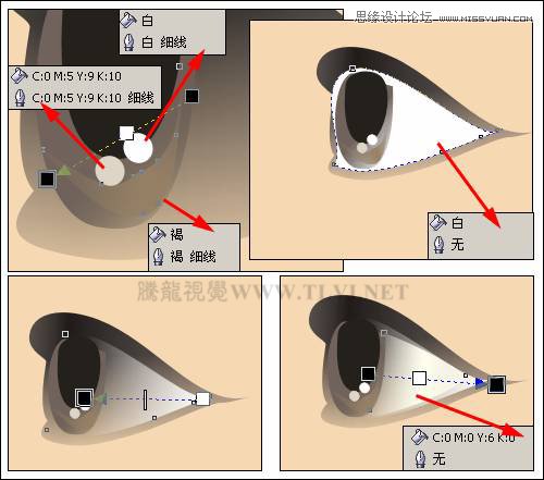 CorelDRAW绘制人物工笔画美女人物教程,全福编程网