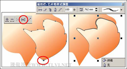 CorelDRAW绘制人物工笔画美女人物教程,全福编程网