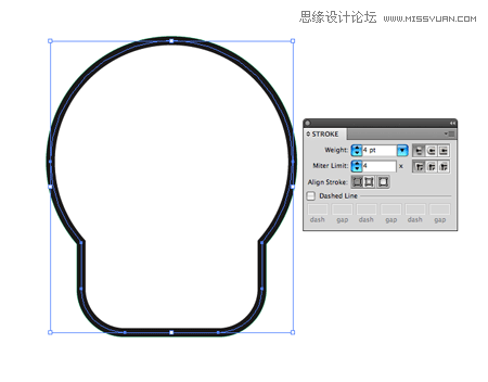 Illustrator给滑板添加骷髅图案效果,PS教程,思缘教程网