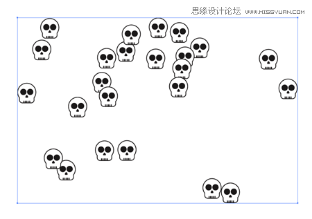 Illustrator给滑板添加骷髅图案效果,PS教程,思缘教程网