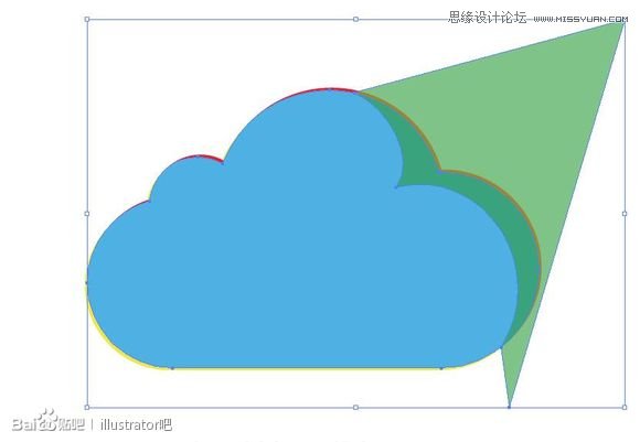 Illustrator绘制立体效果的白云云彩,PS教程,思缘教程网